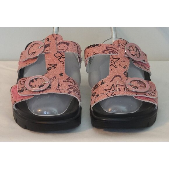 Alegria Vita pink Scribble Sport Heritage Leather Sandal EU 36/US 5.5-6 Boho - Picture 5 of 12
